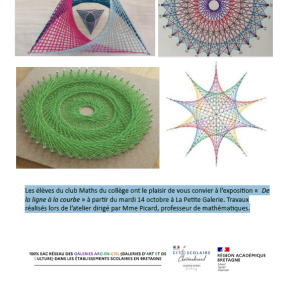 de la ligne a la courbe