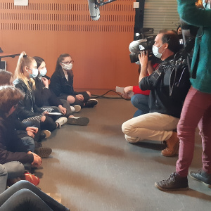 5 Interview des élèves par la journaliste de France 3